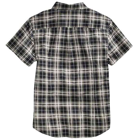 HARLEY-DAVIDSON Men’s Slim Fit Short Sleeve Plaid Biker Shirt Bikercore Size XL - Picture 2 of 13